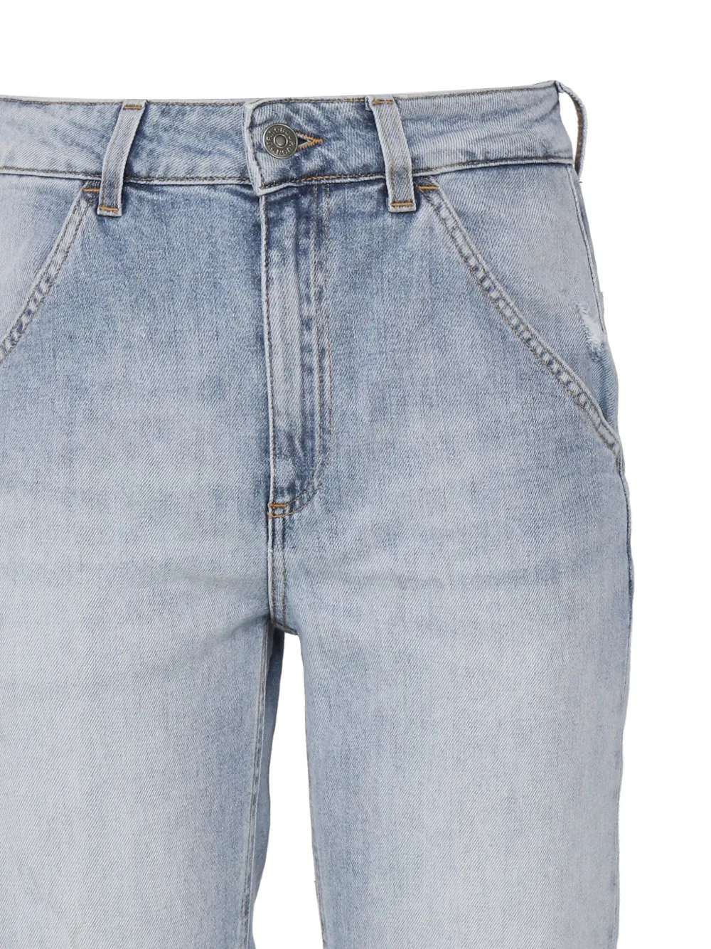 DONDUP Straight jeans met zakken Blauw