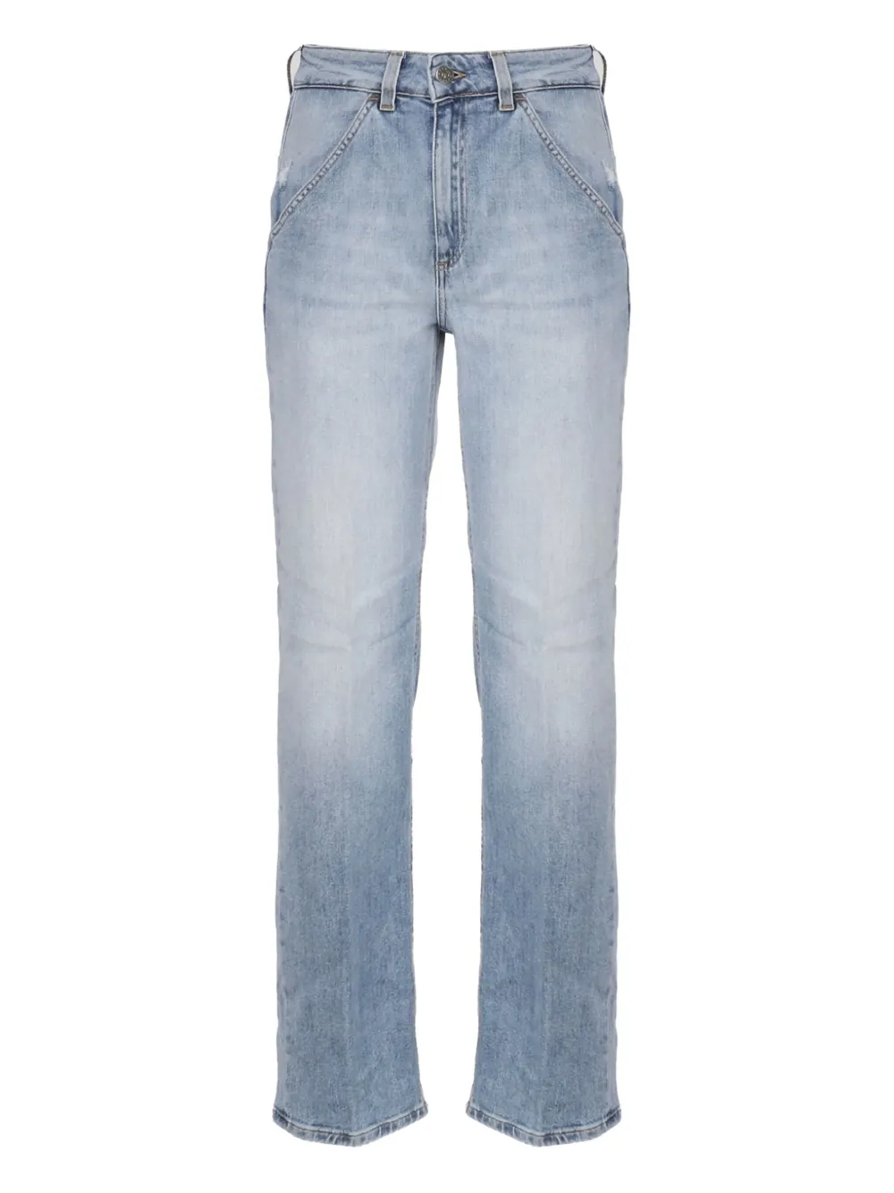 DONDUP five pockets straight-leg jeans Blauw