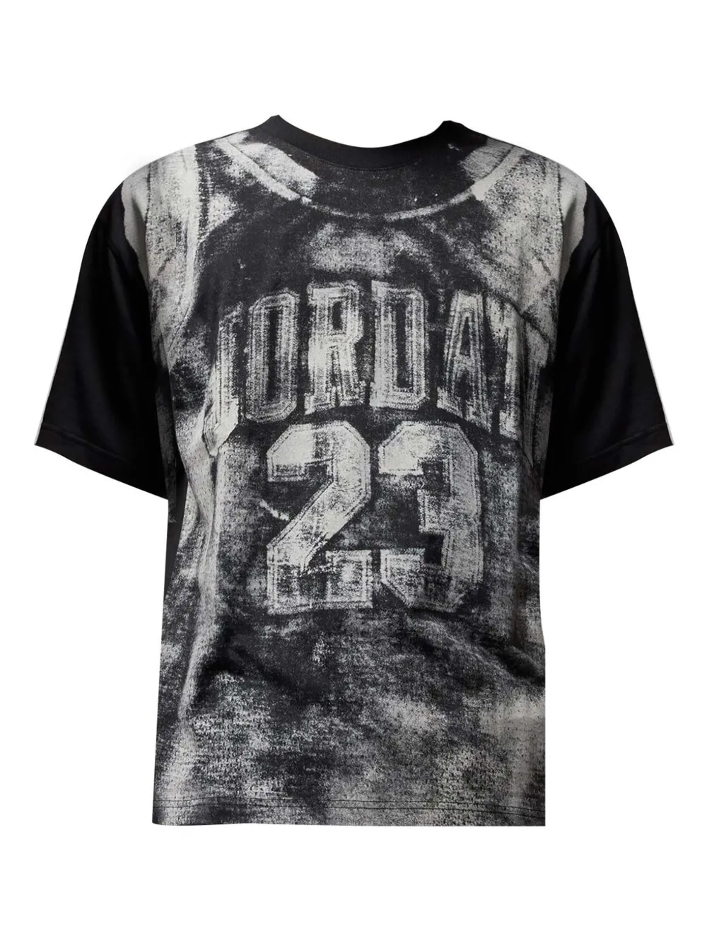 Nike T-shirt met print Zwart