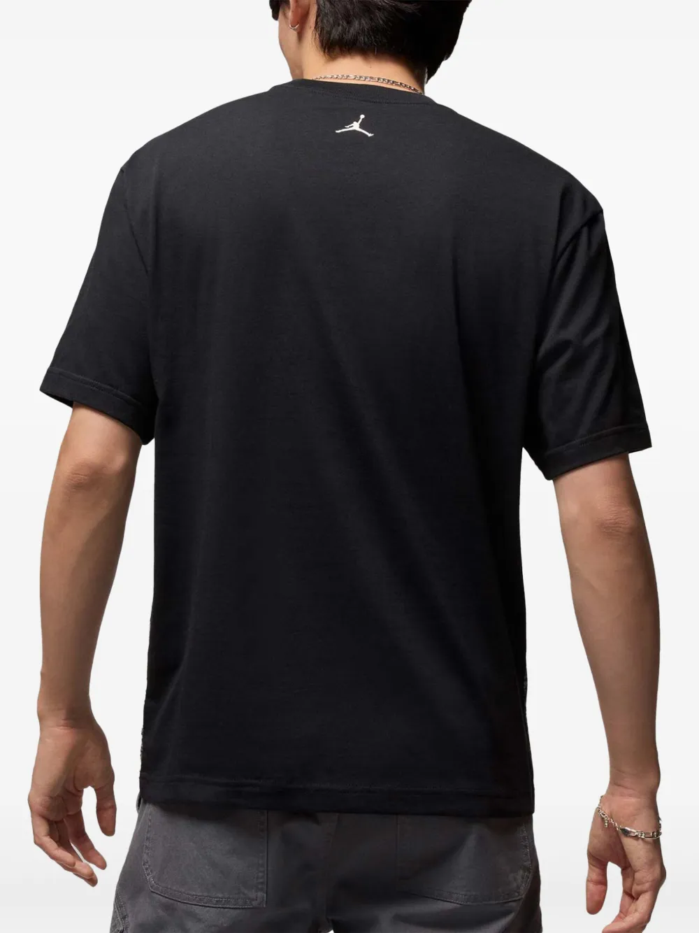 Nike T-shirt met print Zwart