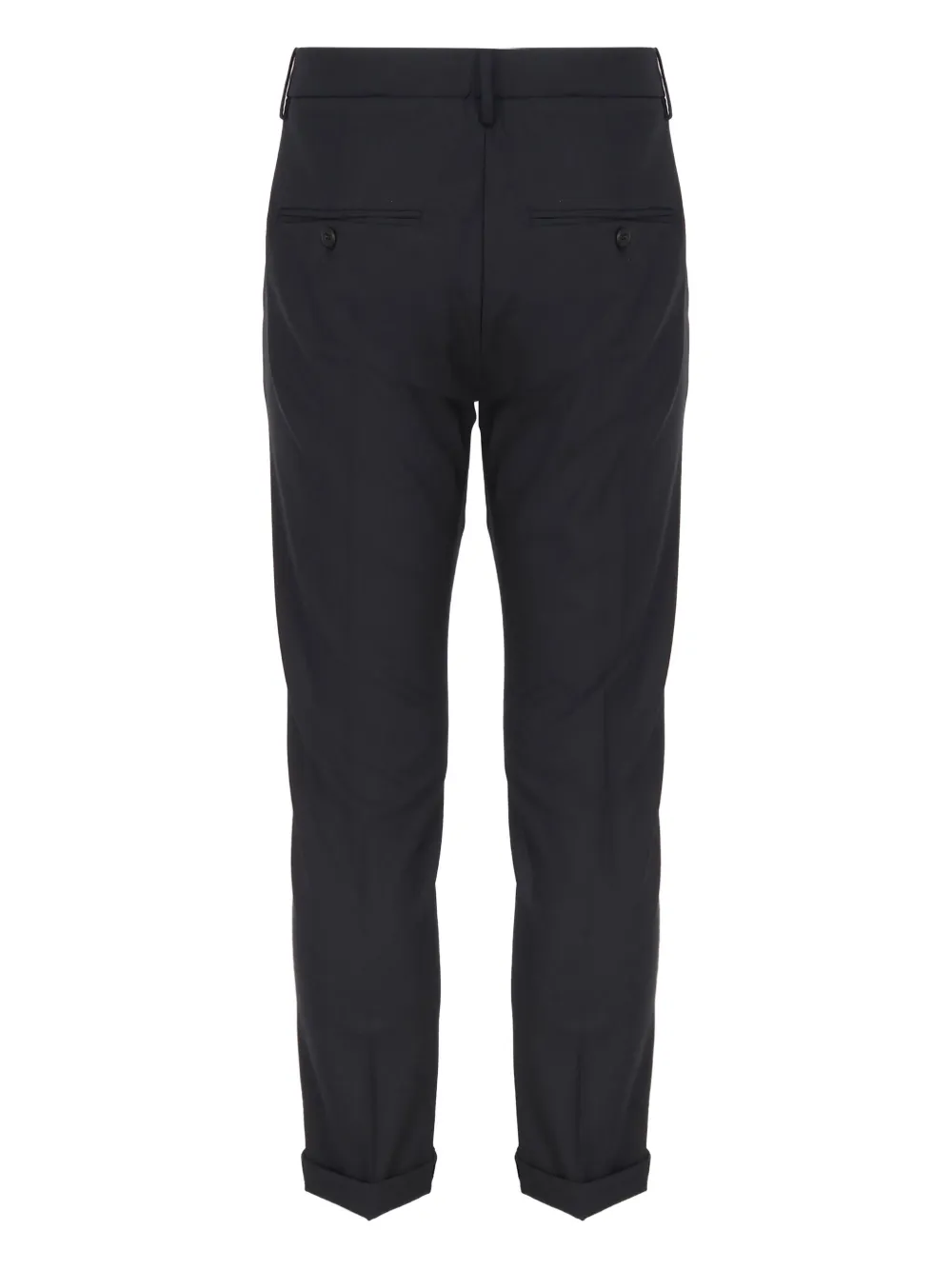 DONDUP Pantalon met paspelzak en manchetten Blauw