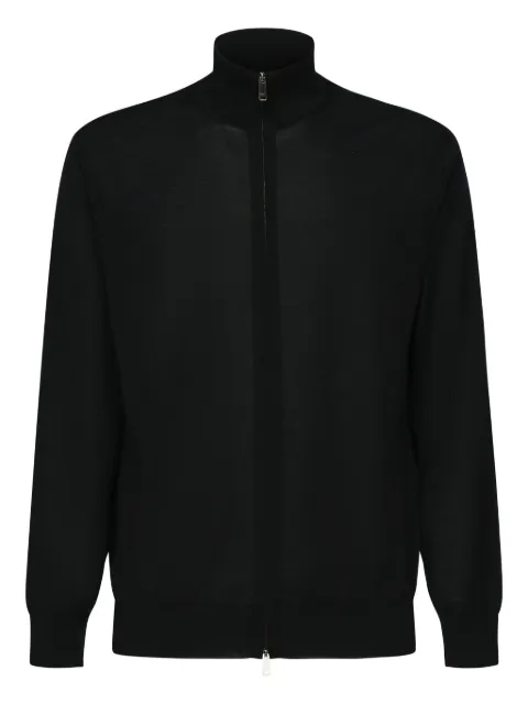 Zegna high-neck zip-up cardigan