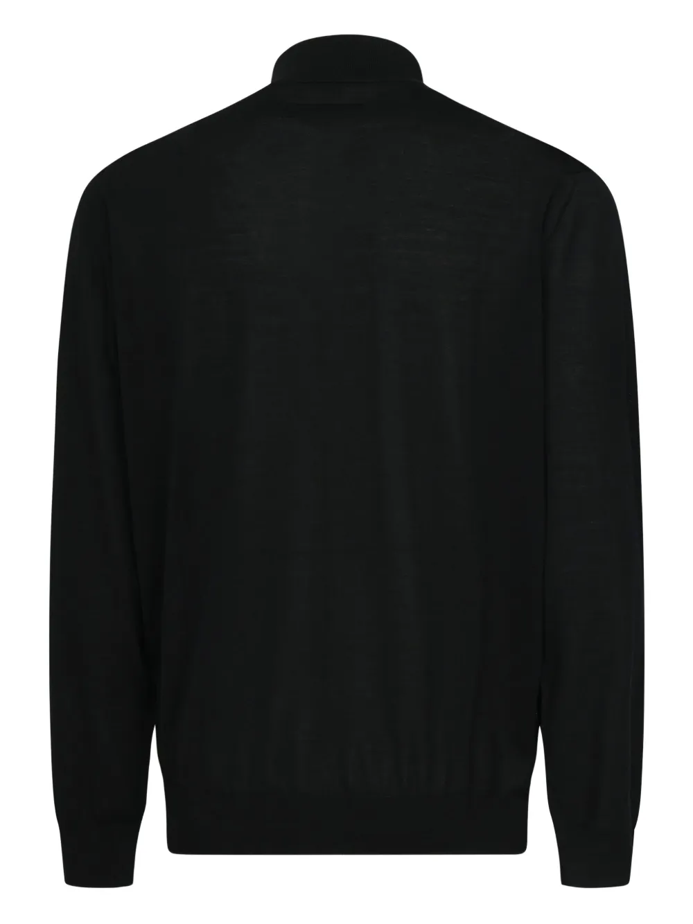 Zegna high-neck zip-up cardigan Zwart