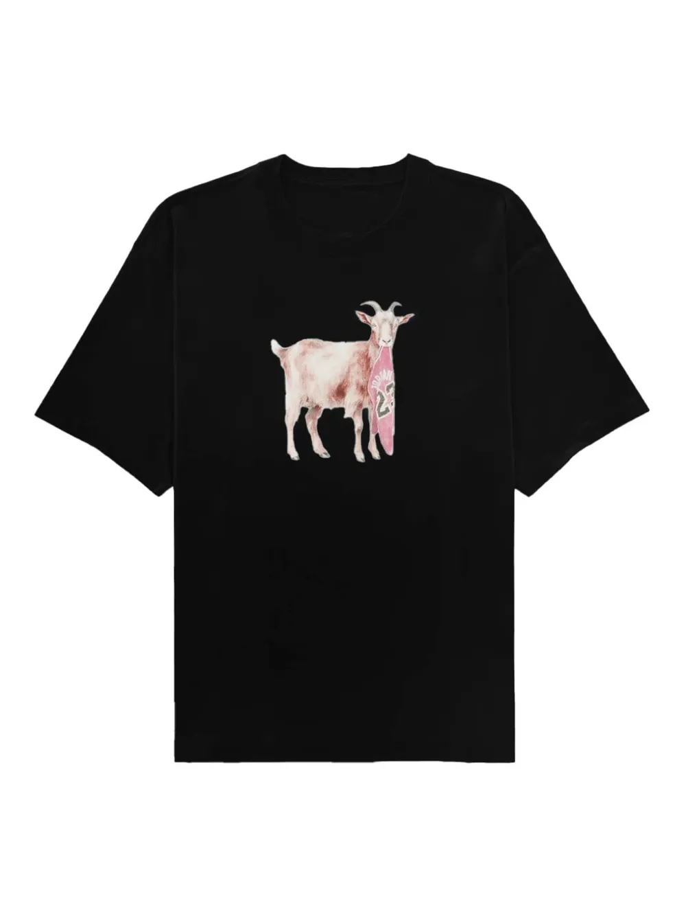 Nike T-shirt met print Zwart