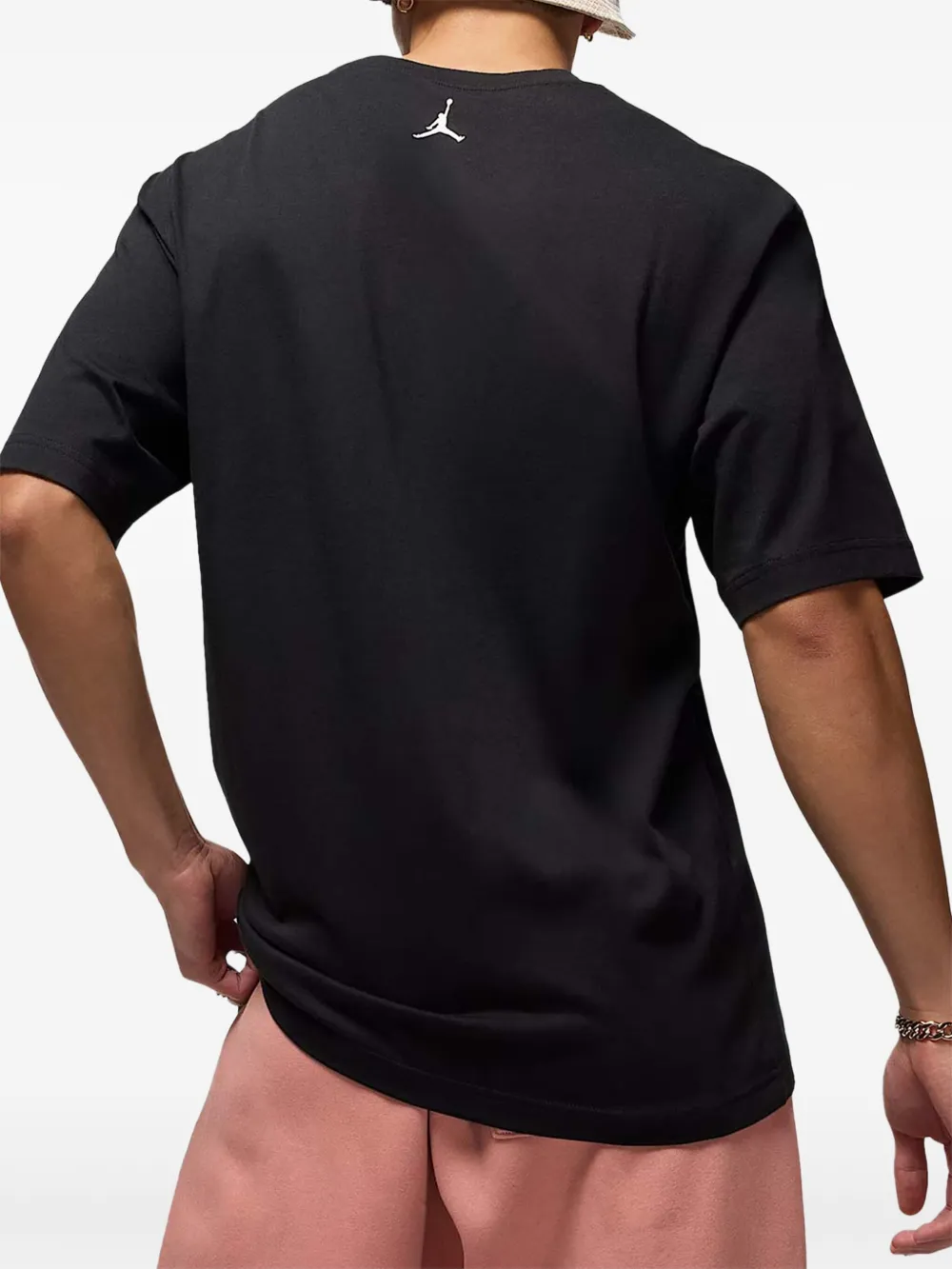 Nike T-shirt met print Zwart