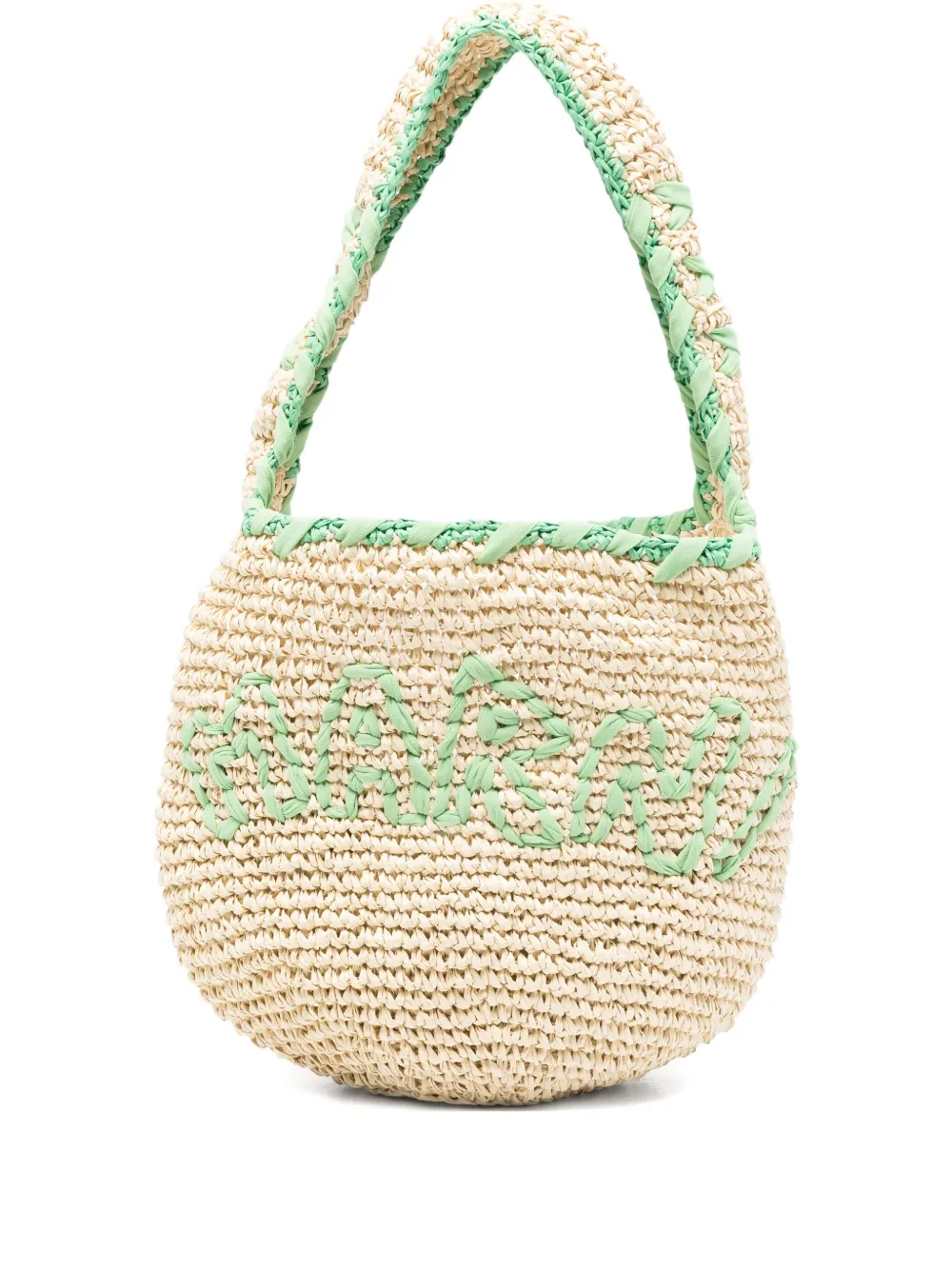 Marni small Nassa woven shoulder bag Beige