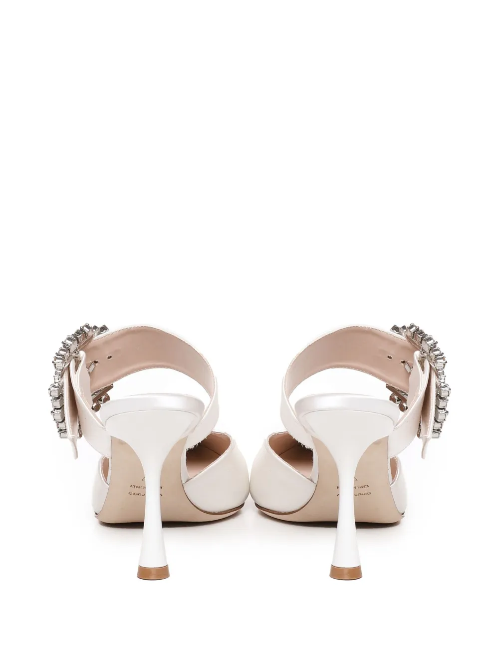 Giuliano Galiano 70mm Alena pumps White