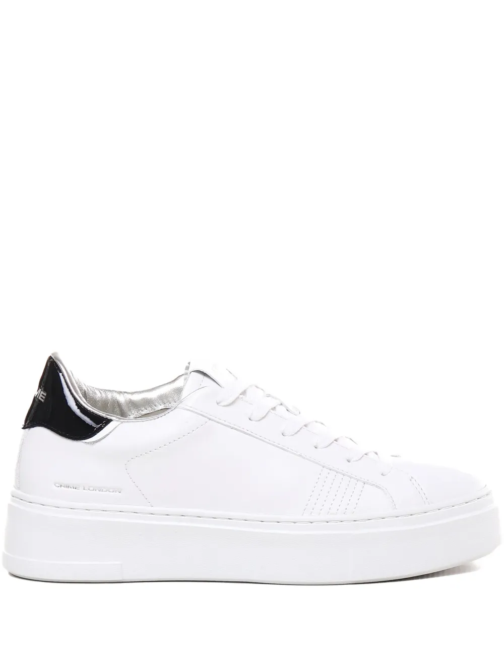 Crime London Platform Leather Sneakers