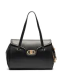 LIU JO double-handle clasp shoulder bag - Black