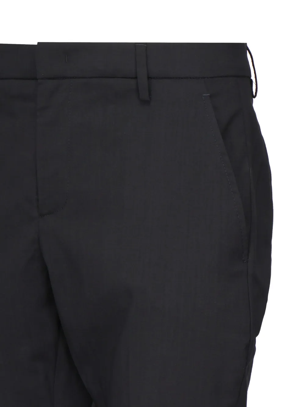 DONDUP Broek met paspelzak Zwart