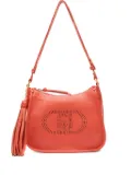 LIU JO logo cut-out tassel shoulder bag - Orange