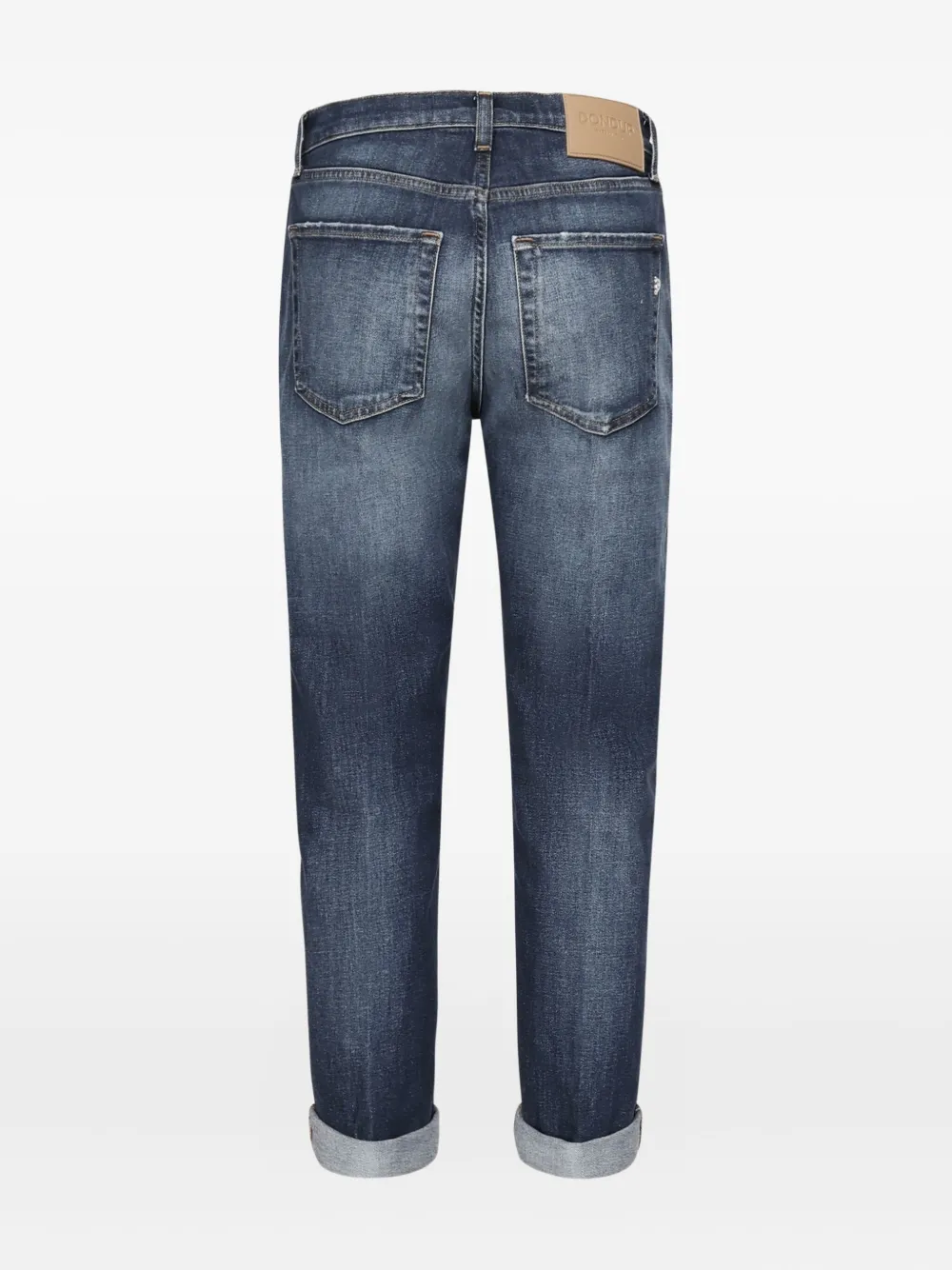 DONDUP Gerafelde jeans met vijf zakken Blauw