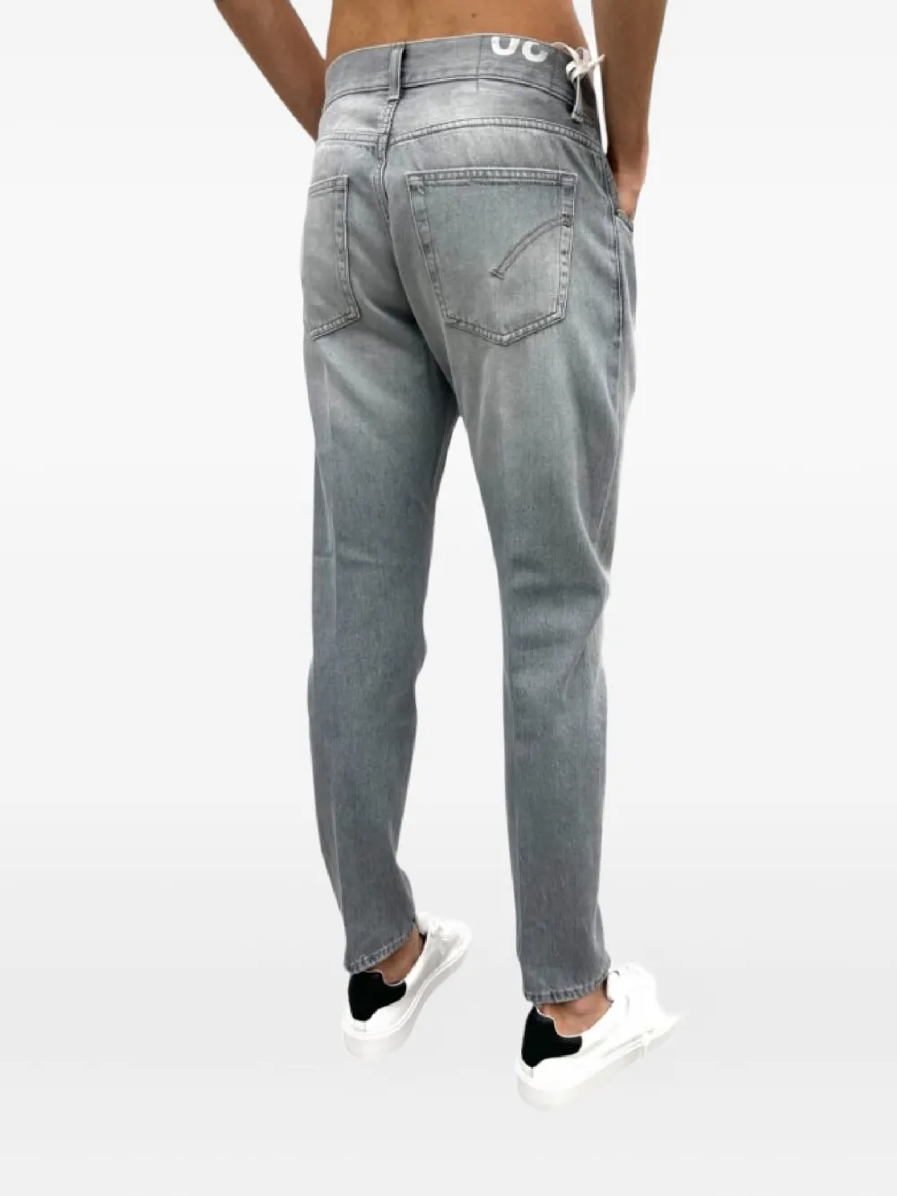 Dondup Five-pocket Jeans In Gray