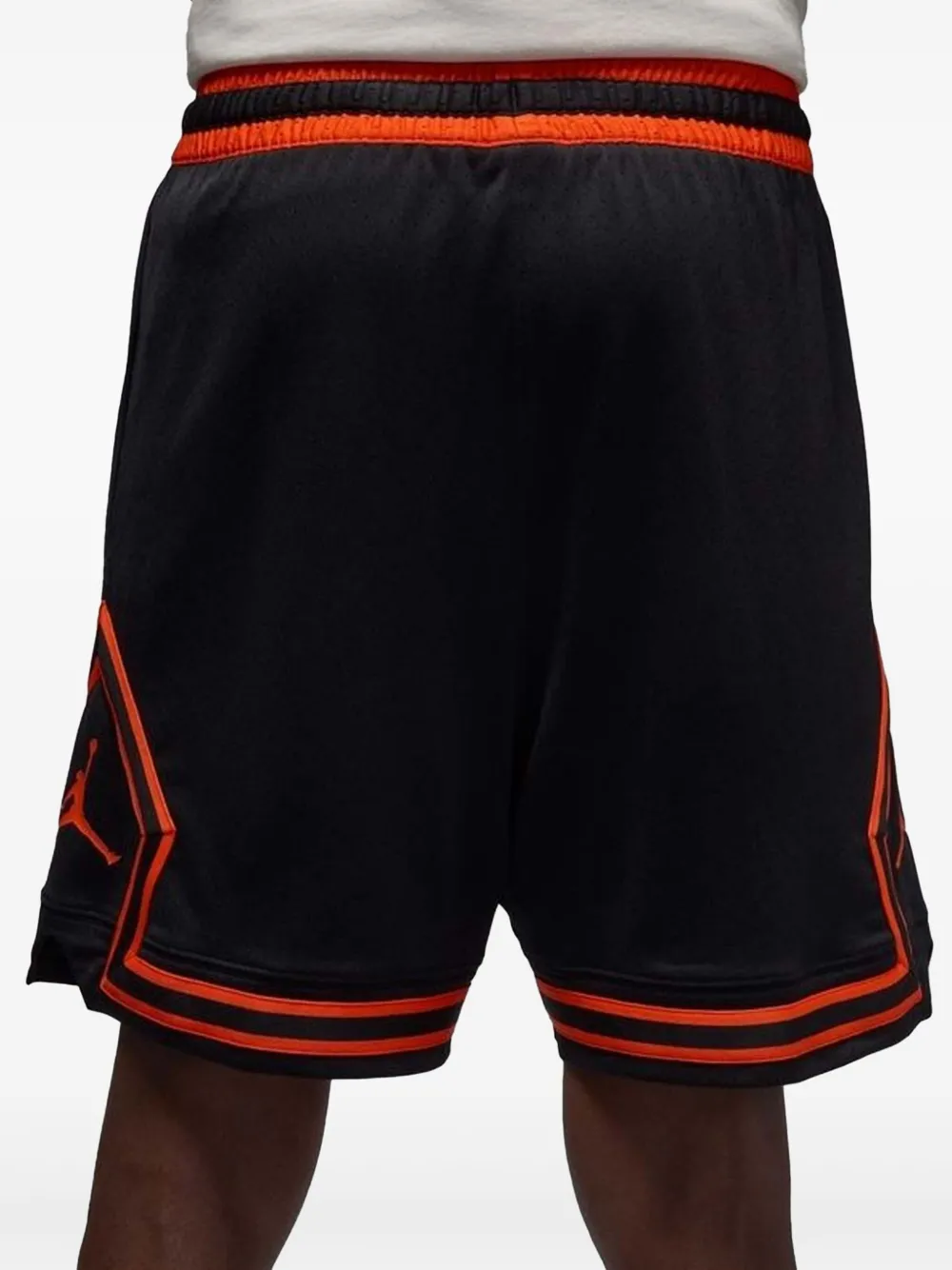 Jordan Geometric-patterned Sport Shorts In Black