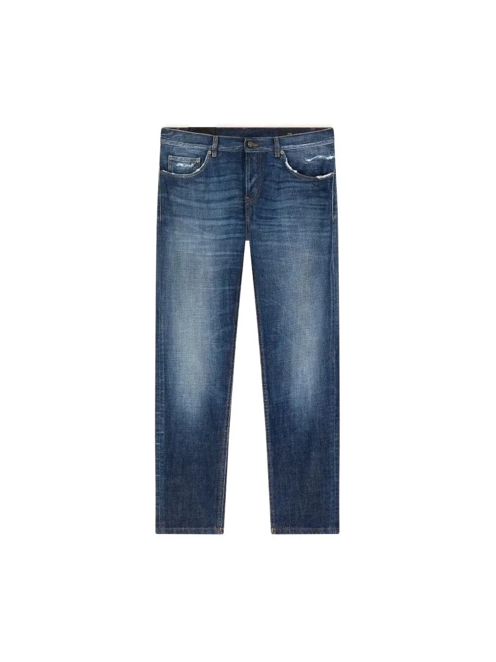 DONDUP frayed-detail jeans - Blauw