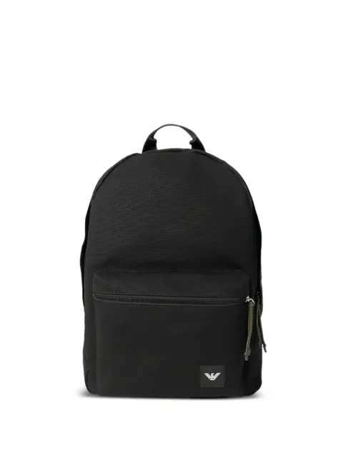 Emporio Armani logo-patch drawstring backpack