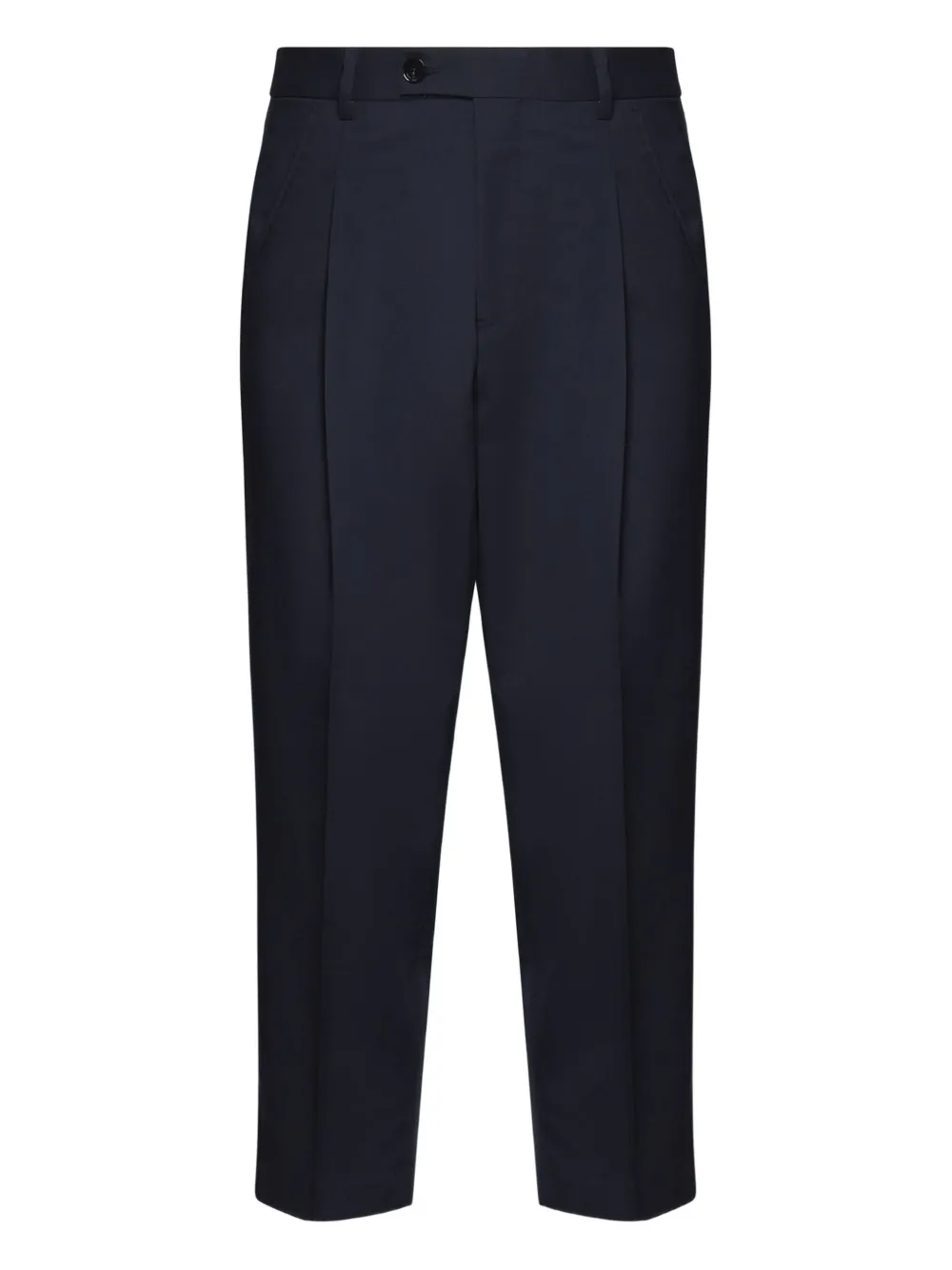 BE ABLE Broek met geplooide voorkant Blauw
