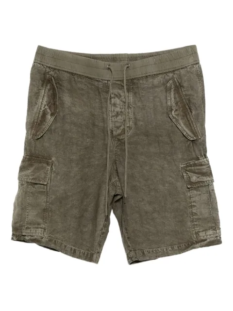 James Perse linen textured cargo shorts