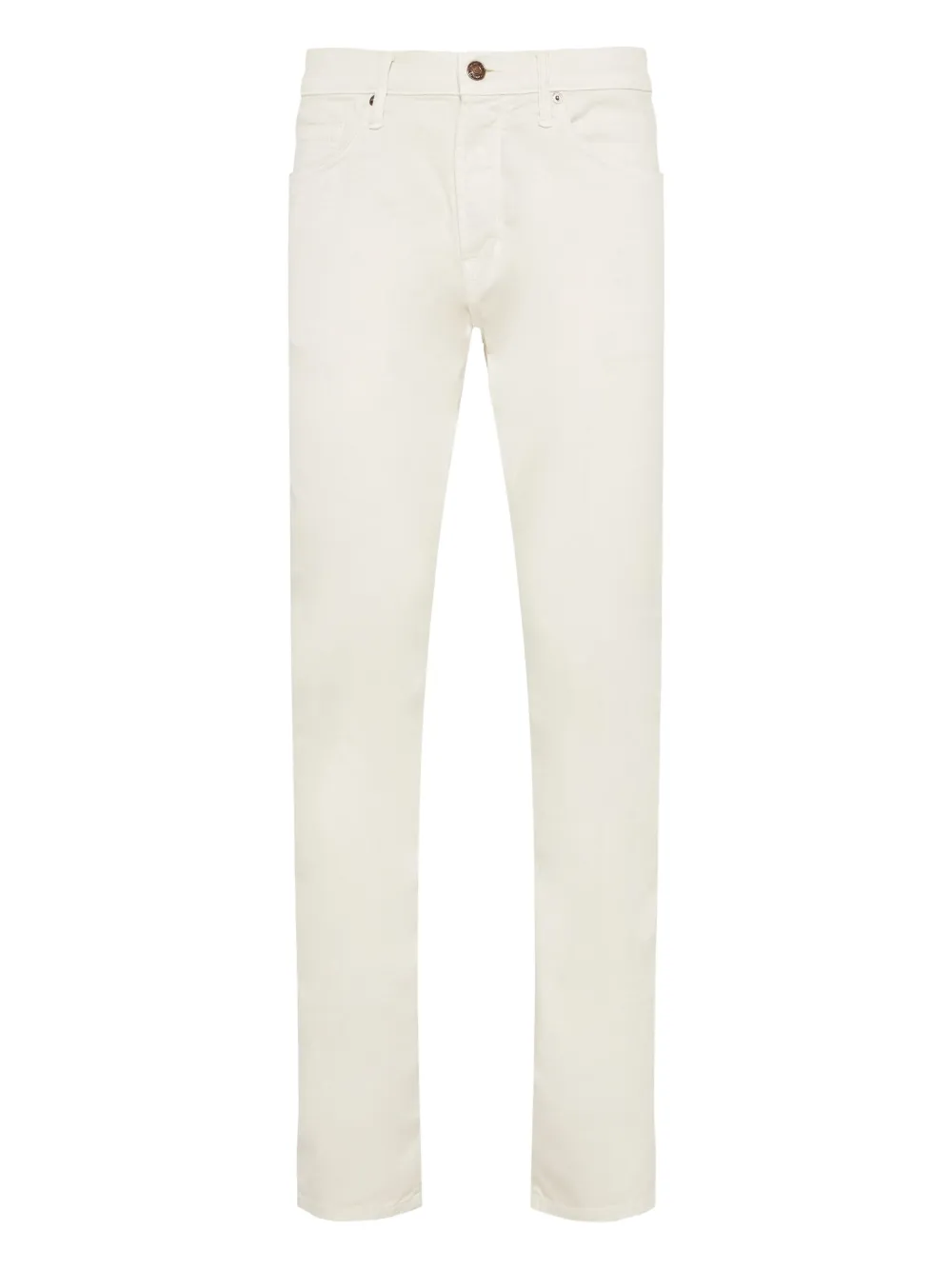 TOM FORD logo-patch jeans - ホワイト TOM FORD logo-patch jeans - ホワイト