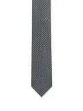 TOM FORD geometric-pattern tie - Blue