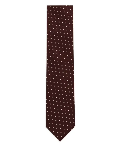 TOM FORD polka-dot silk tie