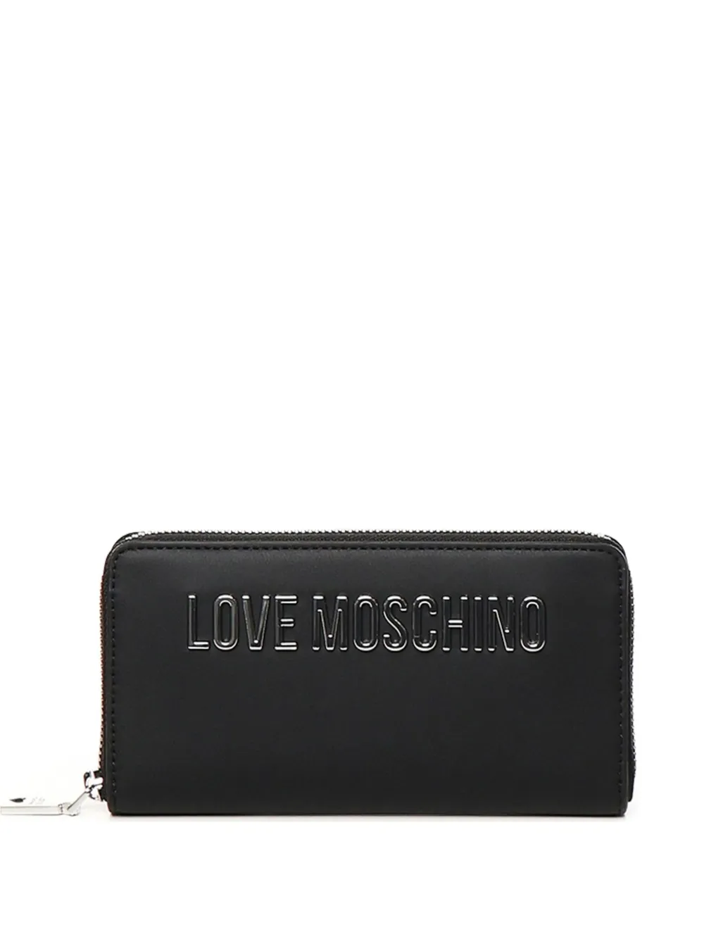Love Moschino Portemonnee met logoplakkaat Zwart