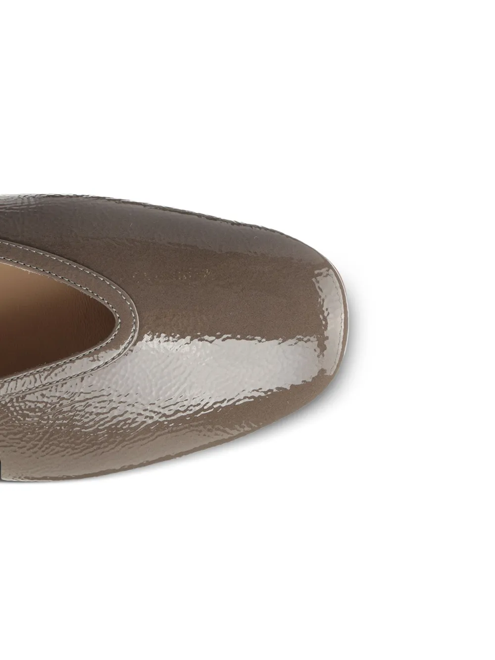 Le Monde Beryl leather ballet flats Neutrals