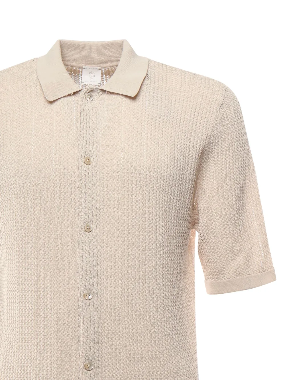 Eleventy Katoenen overhemd Beige