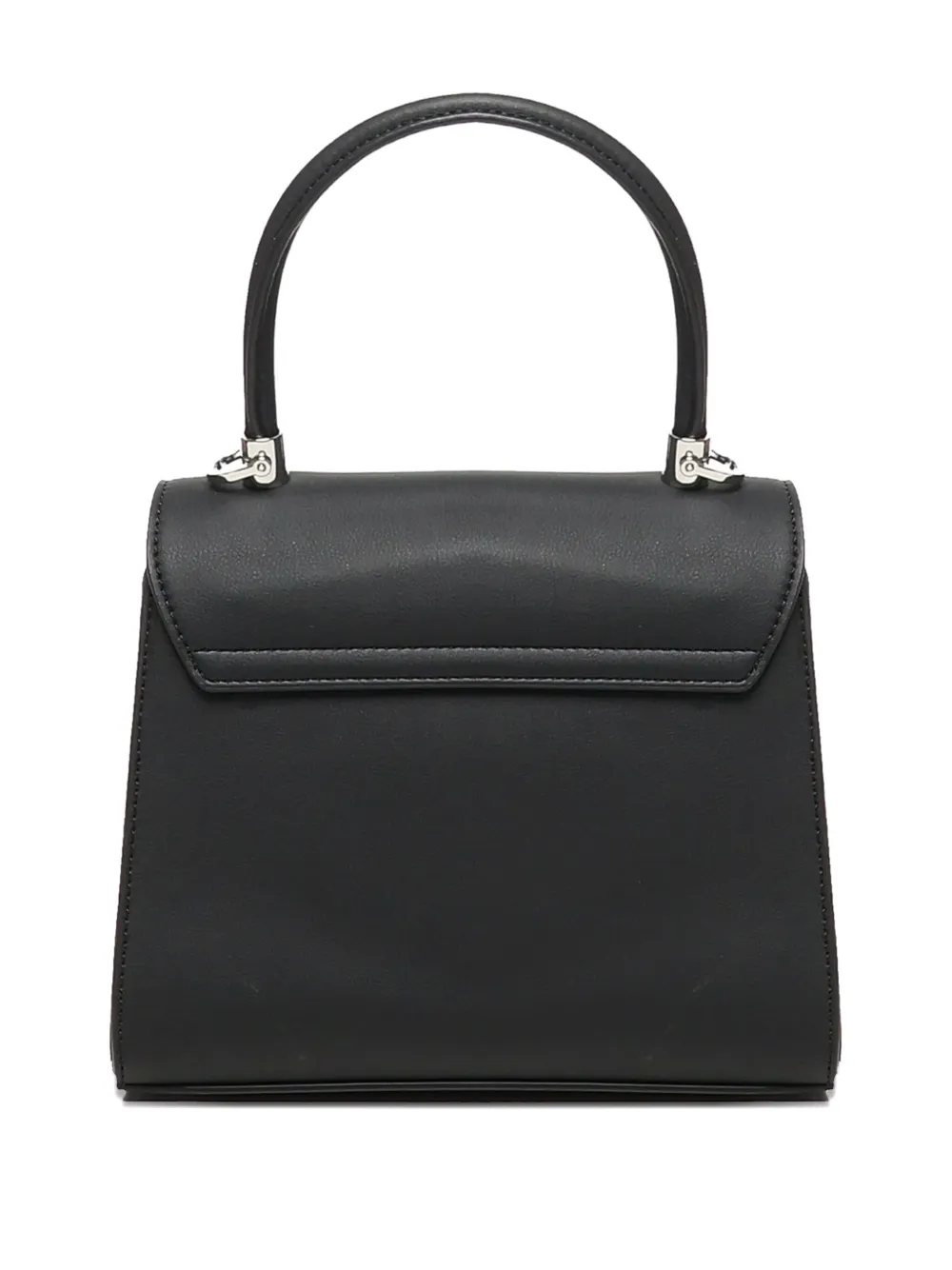 Love Moschino logo-plaque top-handle bag Zwart