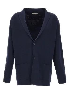 Filippo De Laurentiis Knitted Cardigan | Blue | FARFETCH