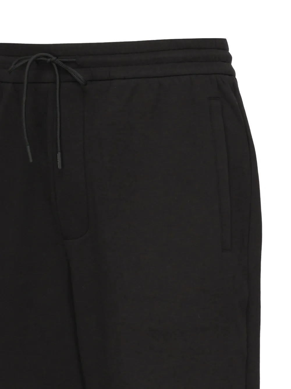 Emporio Armani Trainingsbroek met elastische tailleband Zwart