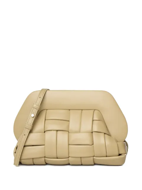 Themoirè Tia woven clutch bag