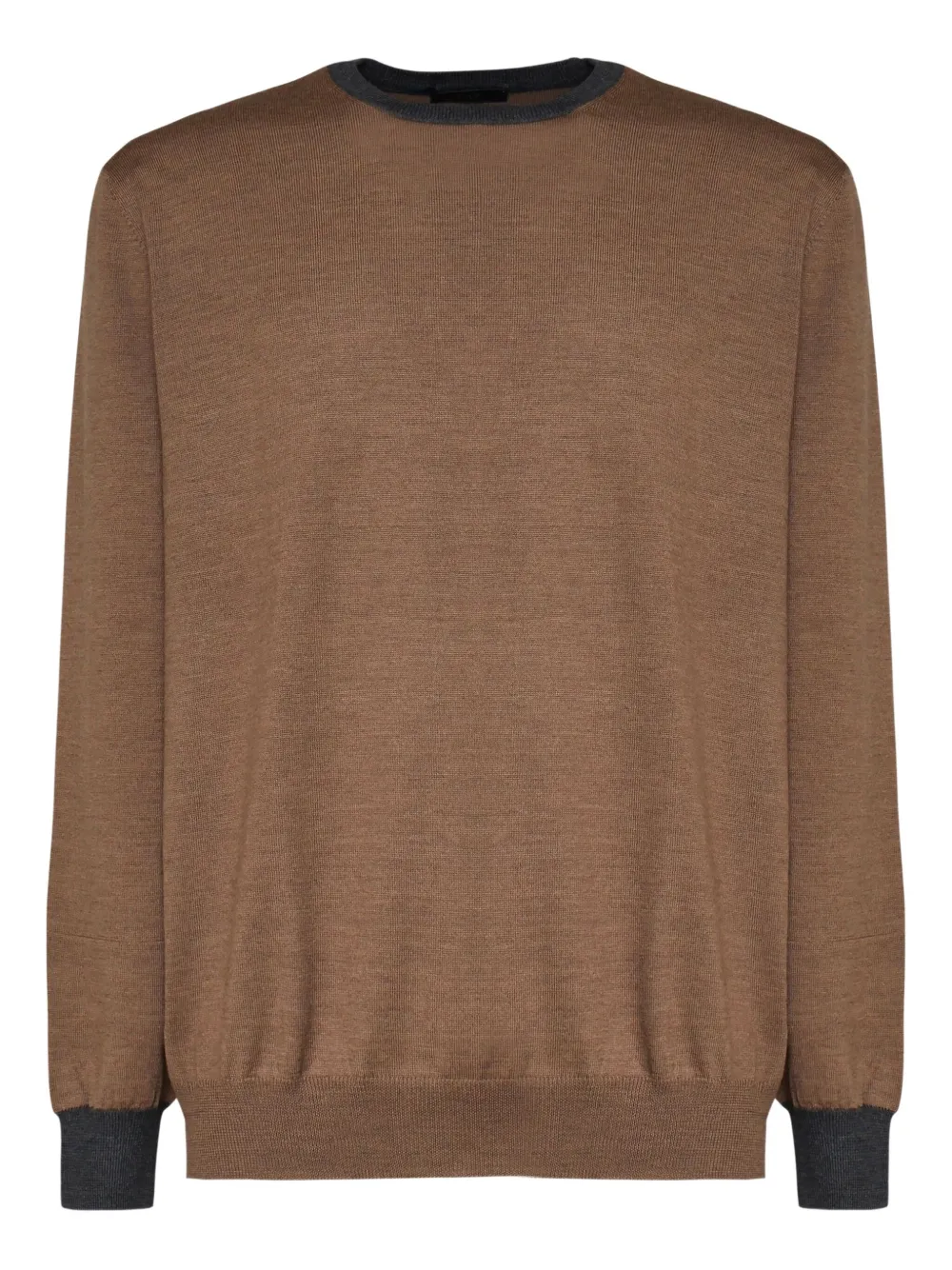 Fay elbow-patch crew-neck sweater Bruin