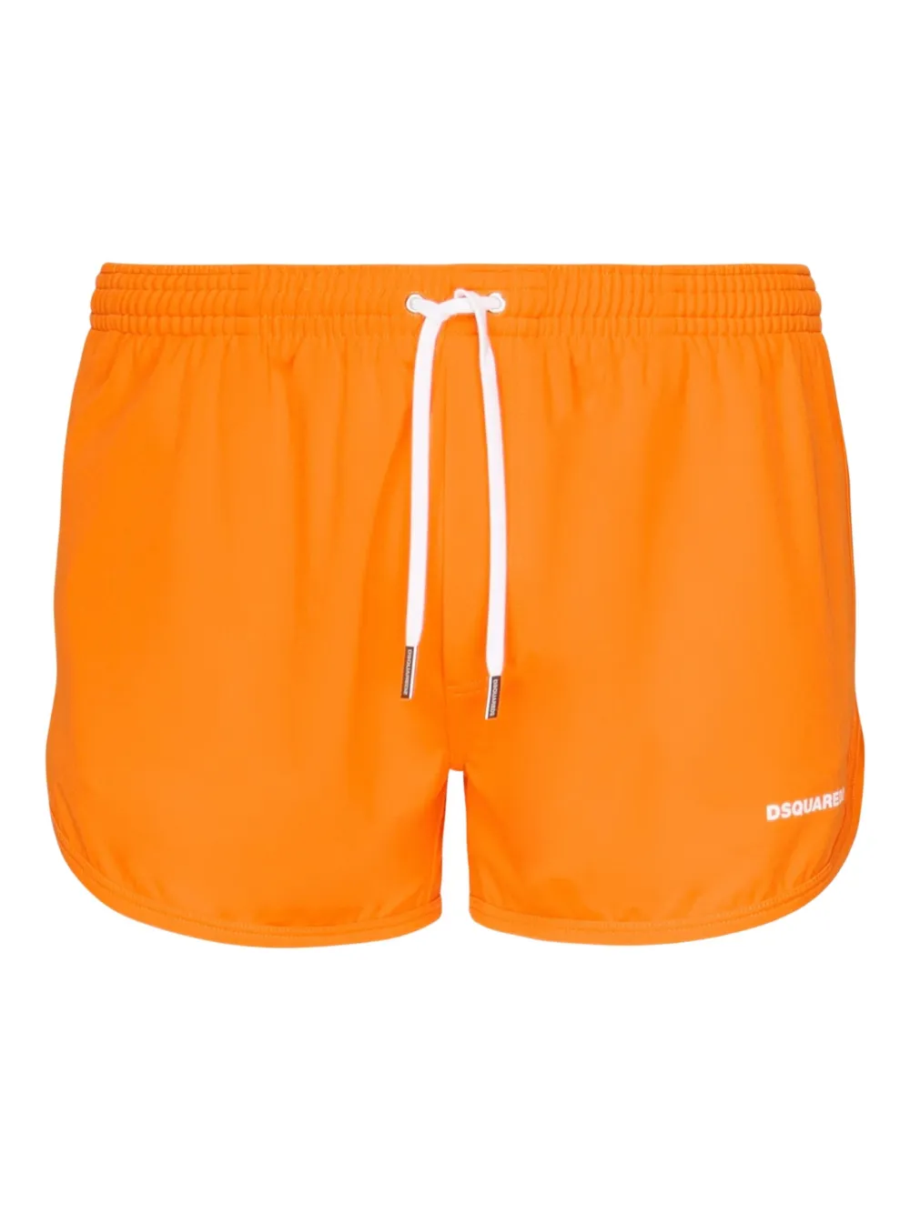 DSQUARED2 side-slit elasticated swim shorts | Orange | Image 1