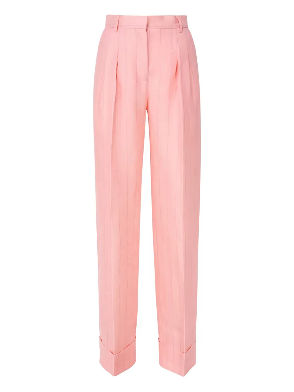 THE ANDAMANE pleated pinstripe tailored trousers Roze