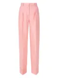 THE ANDAMANE pleated pinstripe tailored trousers - Pink