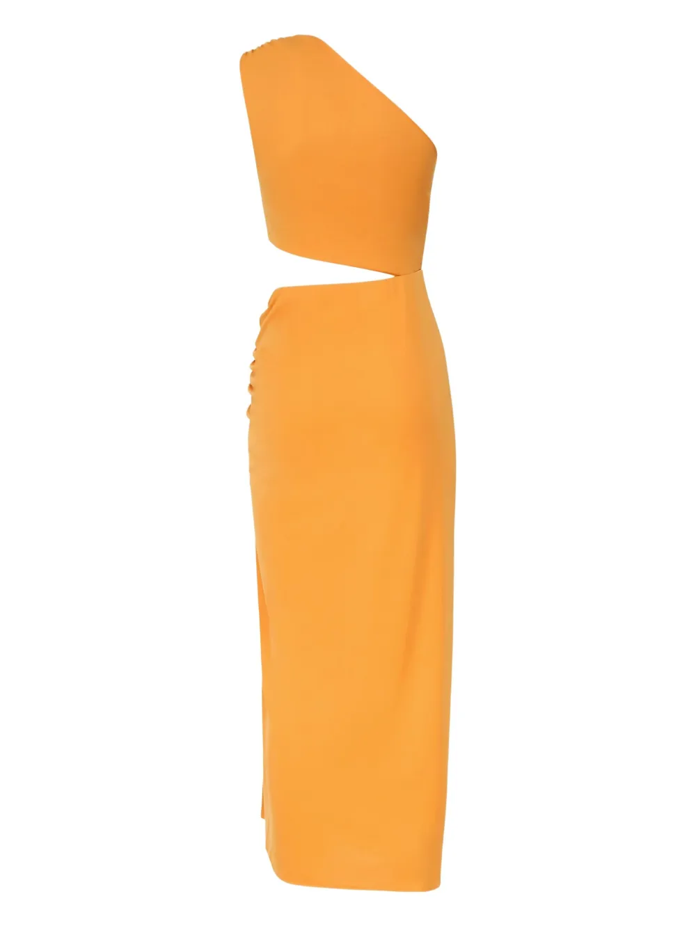 THE ANDAMANE Gesmockte jurk Oranje