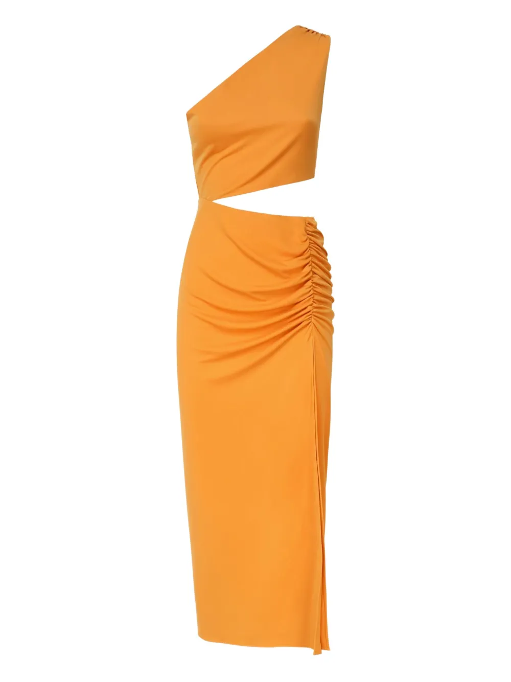 THE ANDAMANE Gesmockte jurk Oranje