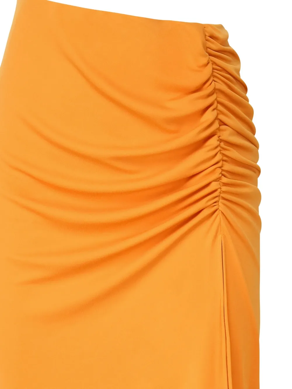 THE ANDAMANE Gesmockte jurk Oranje