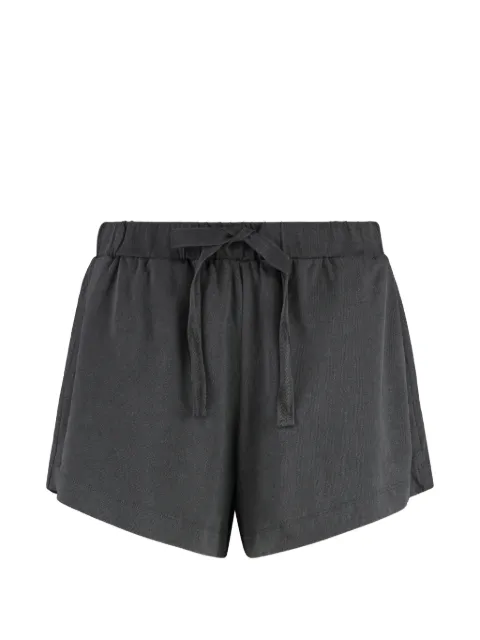 The Great. The Delta drawstring-waist cotton shorts