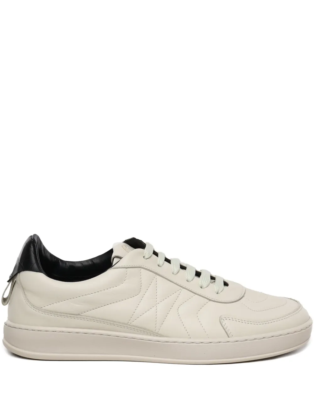 Giuliano Galiano panelled lace-up trainers White
