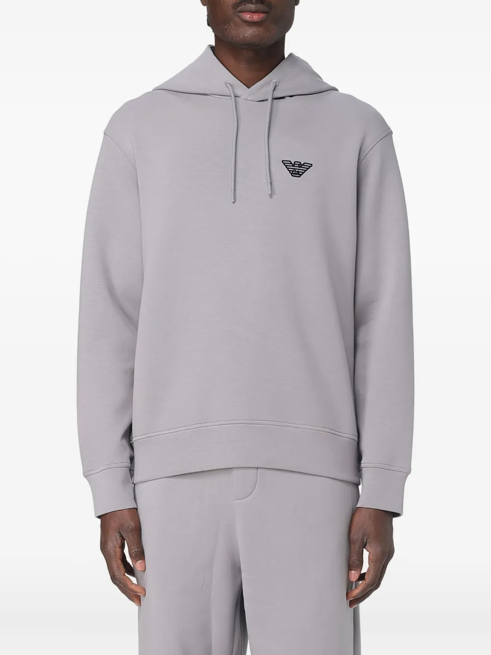 Emporio Armani logo-print hoodie | Grey | Image 1