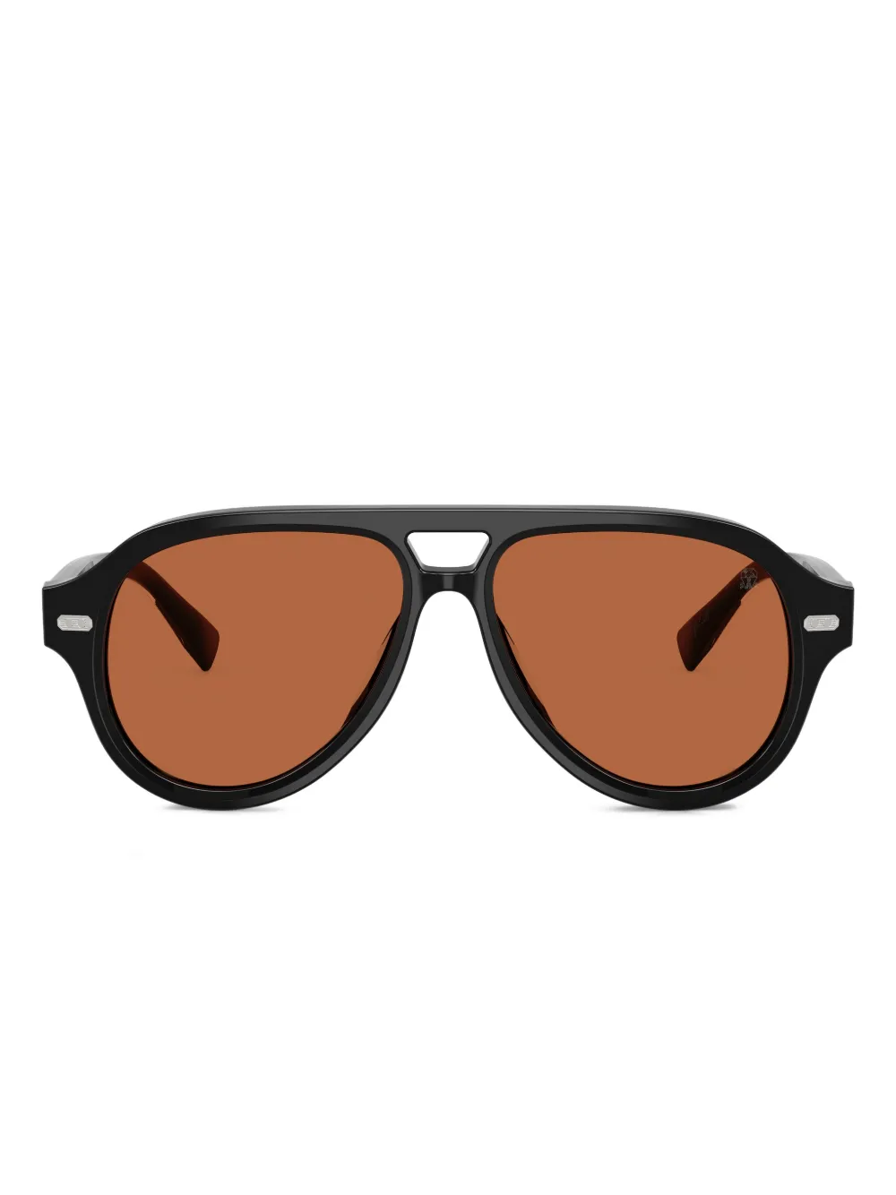 Brunello Cucinelli pilot sunglasses Zwart