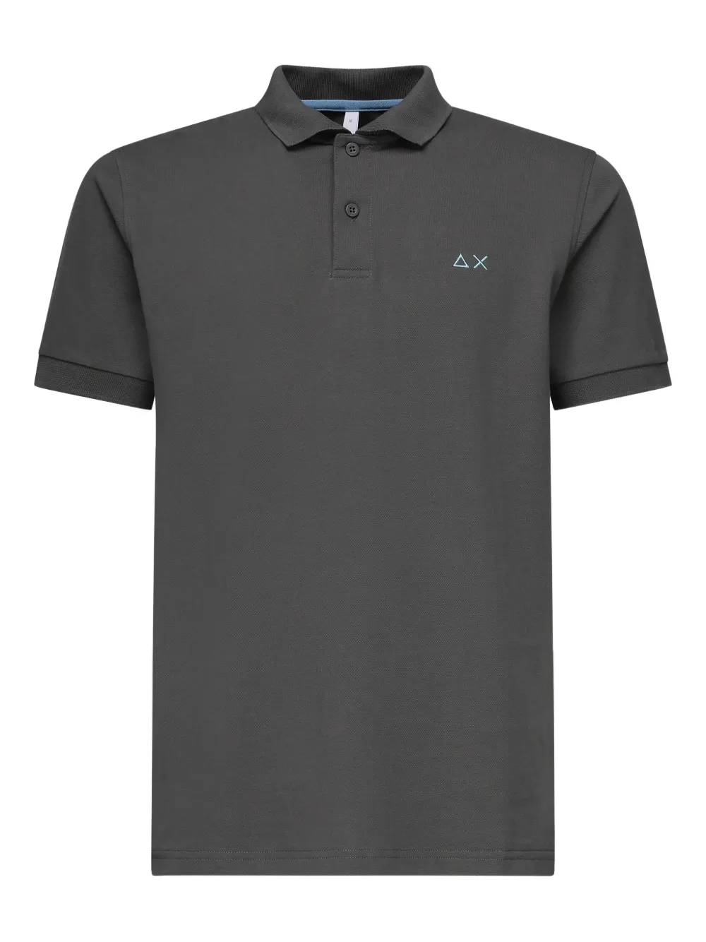 Sun68 Poloshirt met geborduurd logo Grijs
