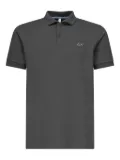 Sun68 embroidered-logo polo shirt - Grey