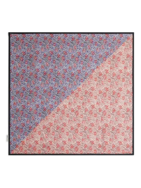 Bally floral-print twill scarf