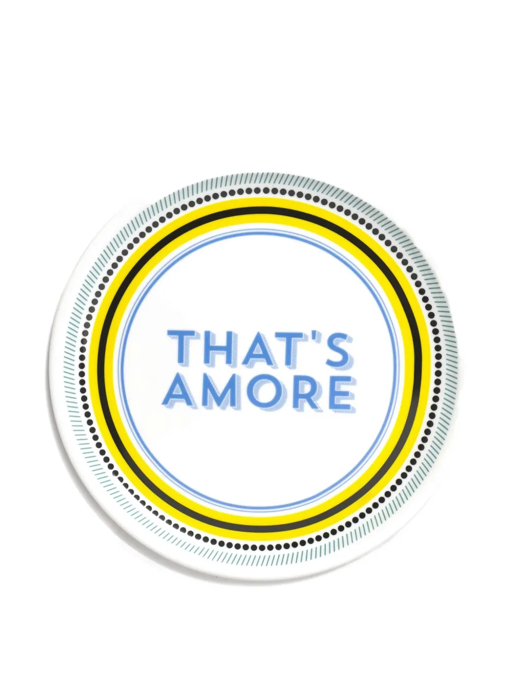 Bitossi Home That's Amore Plate (set Of Six) In White
