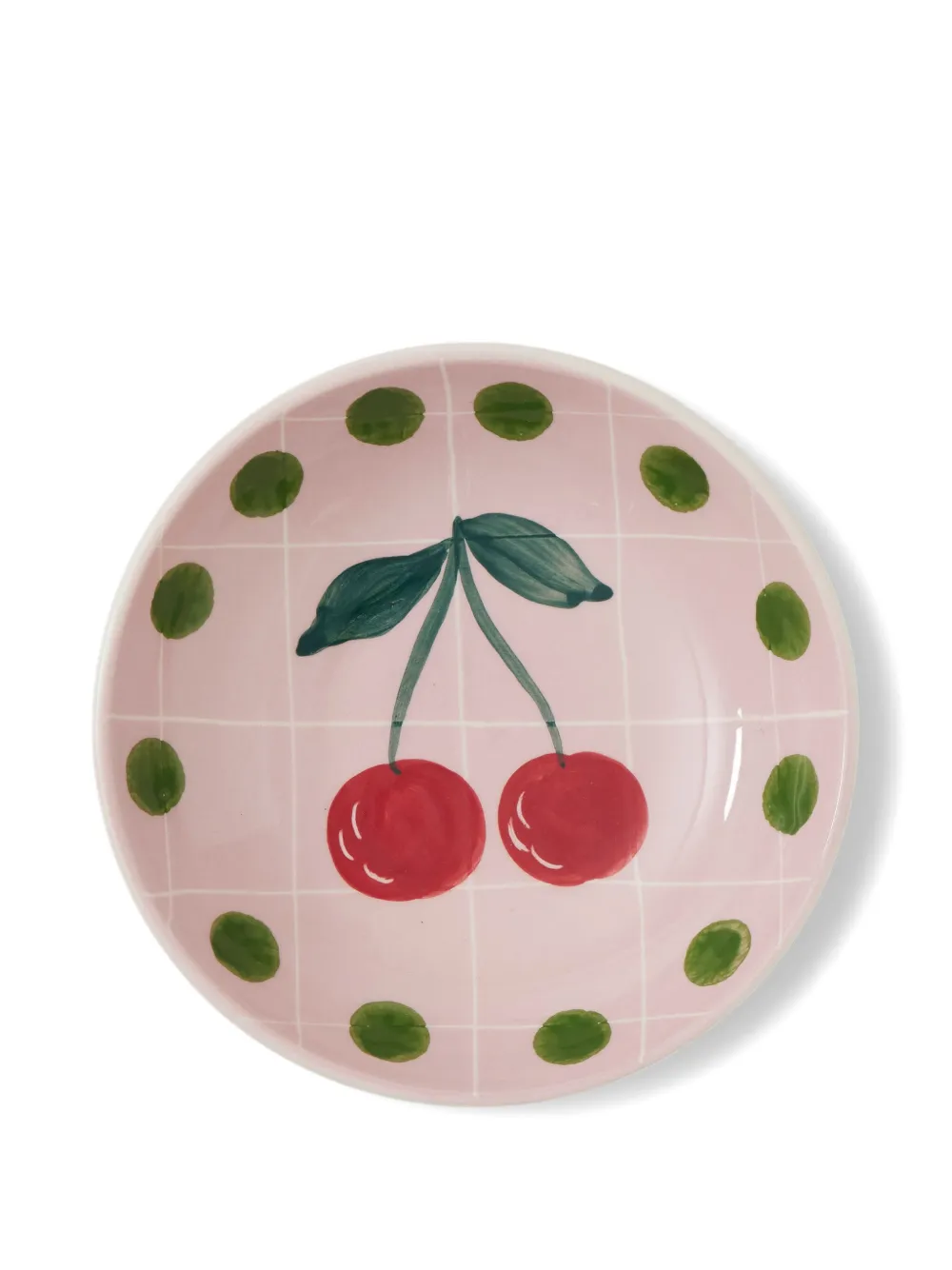 Bitossi Home Cherry-print Bowl (set Of Two) In Pink