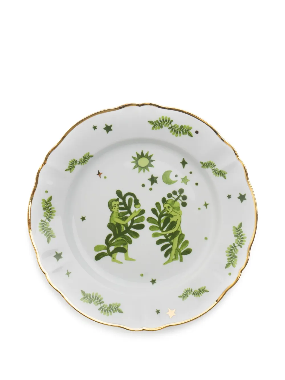 Bitossi Home fern-print rim plates (set of two) | Tableware | Image 2