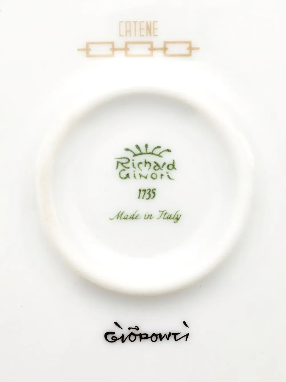 Ginori 1735 Catene Cachemire Round Trinket Box In White